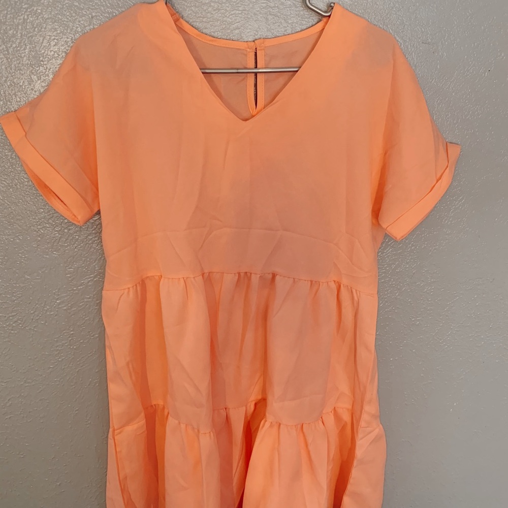 Pink Flowy Dress
